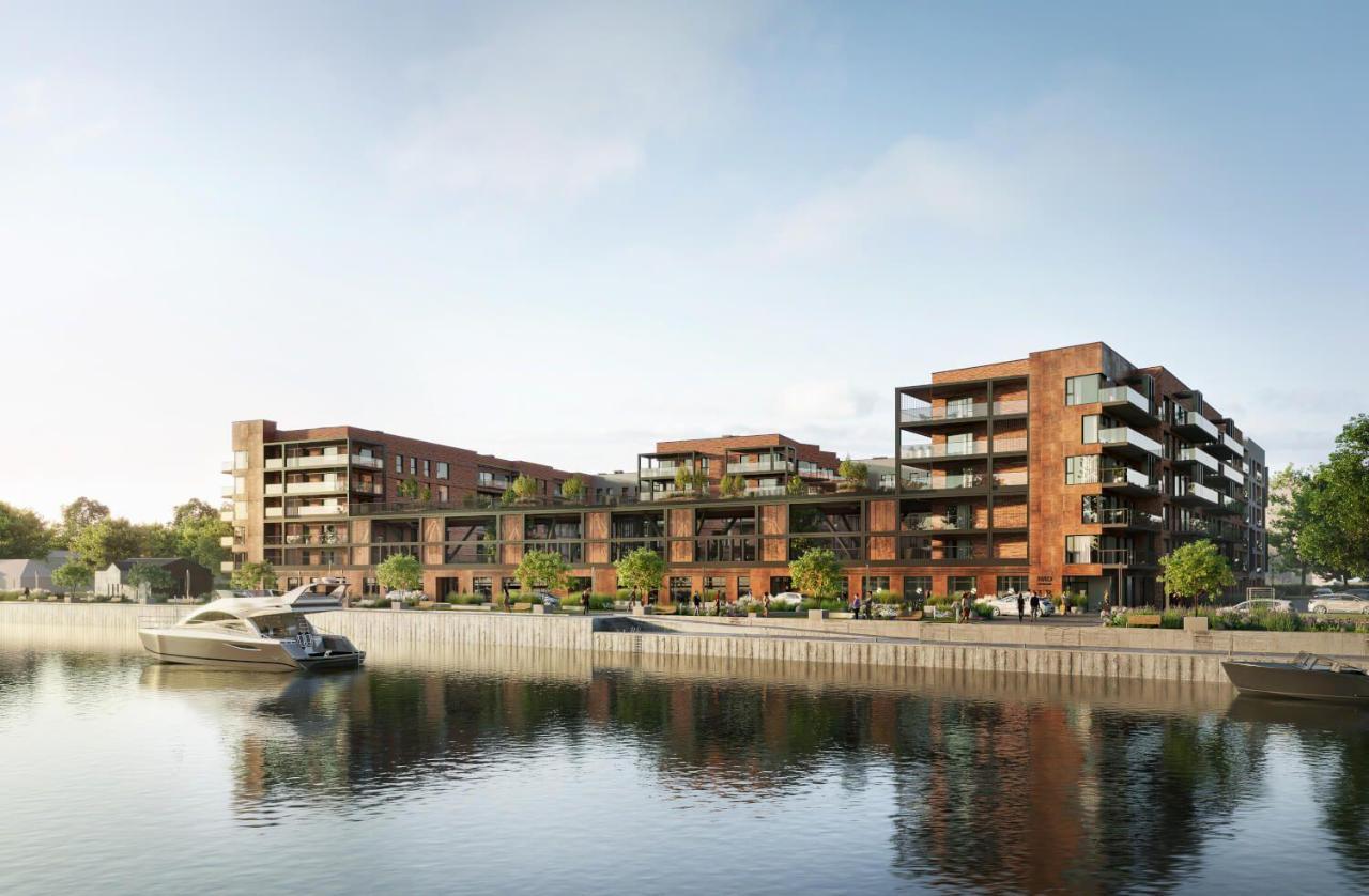 Riverside Apartments Nadmotlawie - Gym & Sauna, Free Parking Danzig Exterior foto